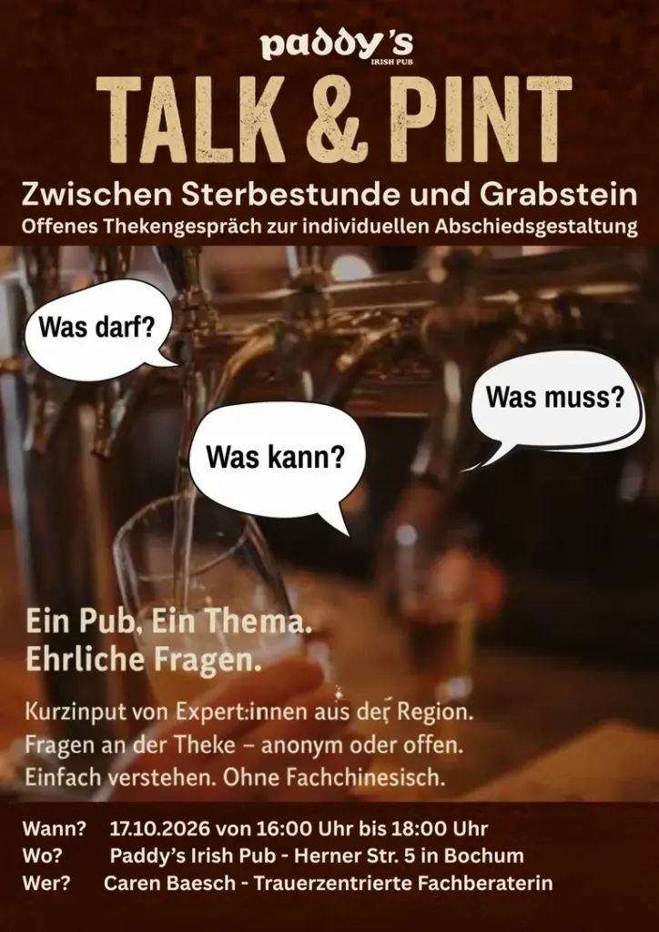 „Zwischen Sterbestunde und Grabstein“ gratis in Bochum